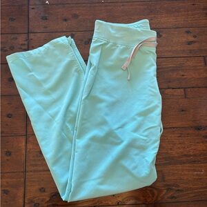 Figs Livingston pant in fresh aqua